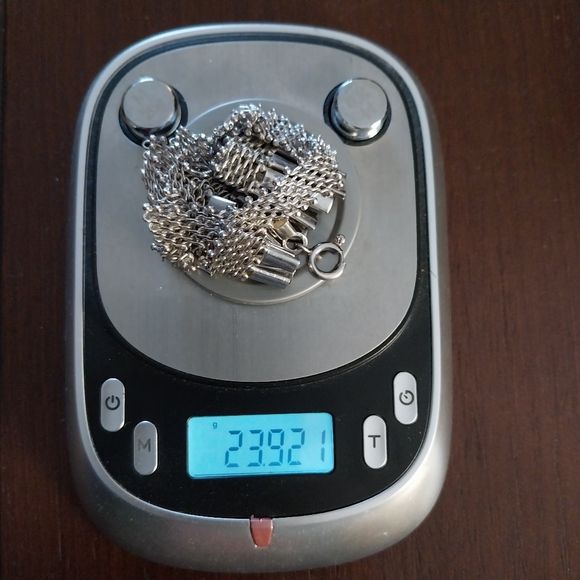 Sterling Silver Italy Choker Necklace - Picture 9 of 12